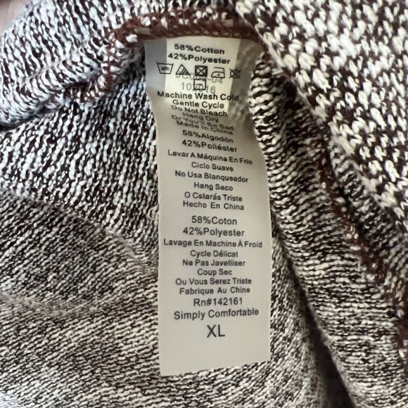 LulaRoe Sleeveless Long Duster Cardigan Size XL Cotton Blend Open Front Knit - Picture 3 of 4